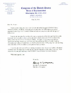 Waxman Endorsement Waxman Endorsement - click to view PDF